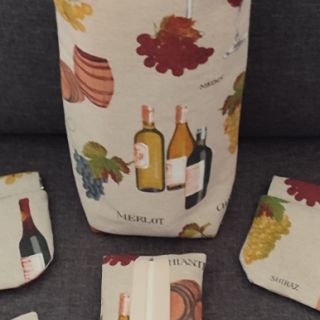 Tkanina dekoracyjna Linenlook Wine tasting