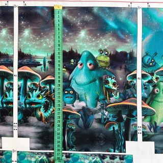 Tkanina dekoracyjna KIDS BACKPACK Dragon crew PANEL
