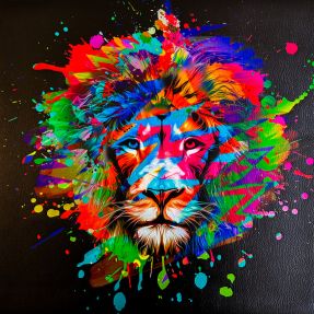 Umelá koža KARIA Lion splash PANEL