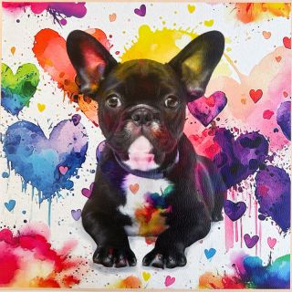 Sztuczna skóra KARIA French Bulldog PANEL