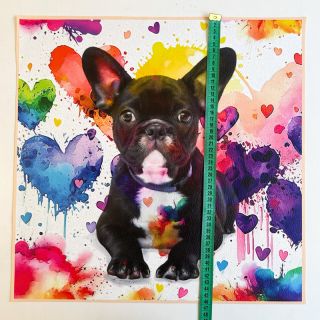 Sztuczna skóra KARIA French Bulldog PANEL