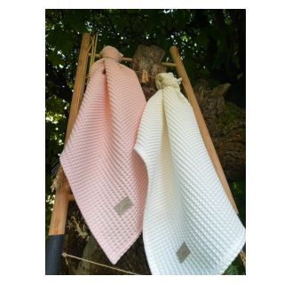 Wafel bawełniany white