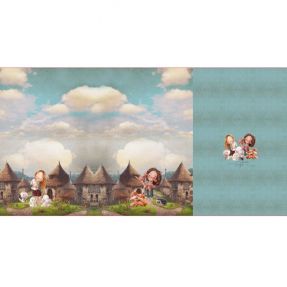 Dresówka Dreamland PANEL digital print