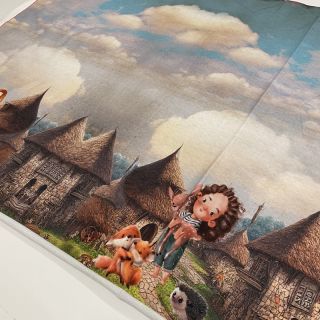 Dzianina dresowa Dreamland PANEL digital print