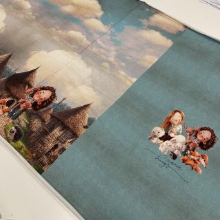 Dzianina dresowa Dreamland PANEL digital print