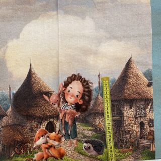 Dzianina dresowa Dreamland PANEL digital print