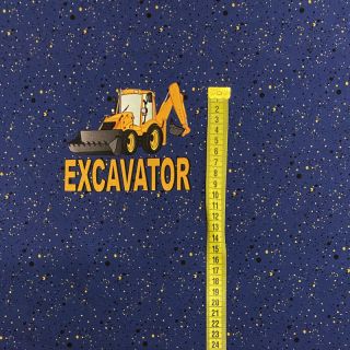 Dzianina dresowa Excavator PANEL digital print