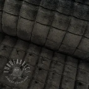 Sztuczne futro Block black
