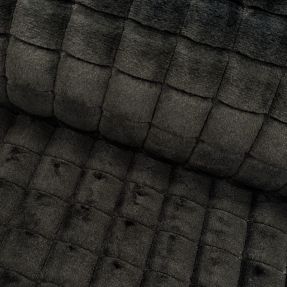 Umelá kožušina Block black
