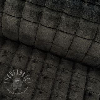 Sztuczne futro Block black