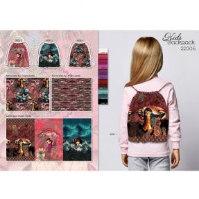 Dekoračná látka KIDS BACKPACK Japan PANEL