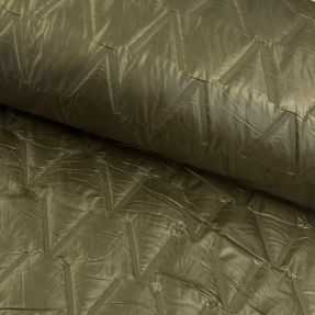 Tkanina pikowana Triangle olive