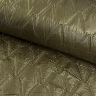 Tkanina pikowana Triangle olive
