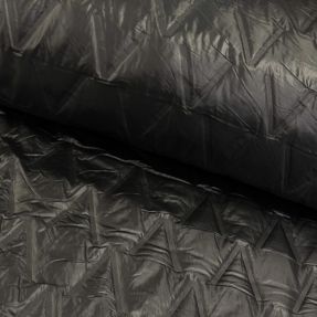 Prešívaná látka Triangle black