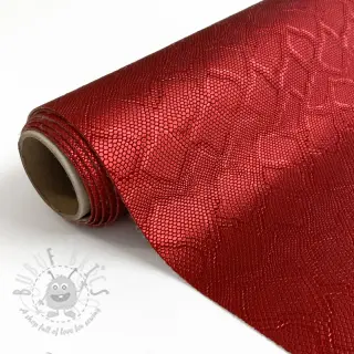 Skóra sztuczna SNAKE rouge metal