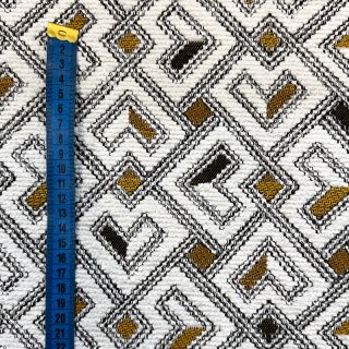 Tkanina dekoracyjna jacquard Pagne allover jaune