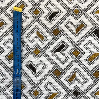 Tkanina dekoracyjna jacquard Pagne allover jaune