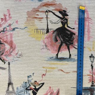 Tkanina dekoracyjna jacquard Triomphe blanc