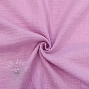 Muślin double gauze light pink