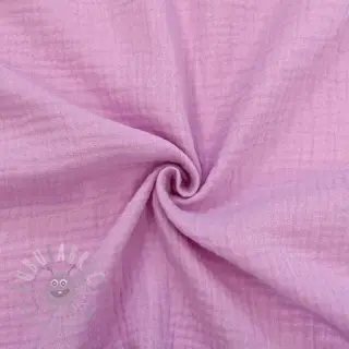 Muślin double gauze light pink