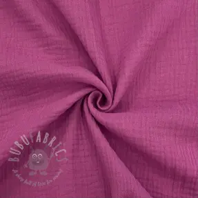 Muślin double gauze cerise