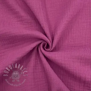 Muślin double gauze cerise