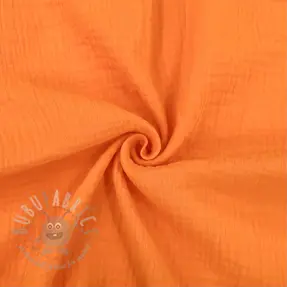 Muślin double gauze neon orange