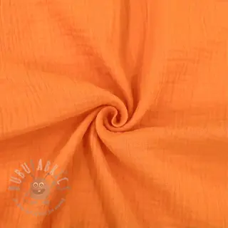 Muślin double gauze neon orange