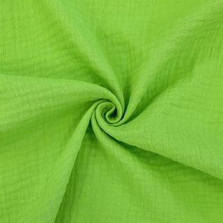 Muślin double gauze neon lime
