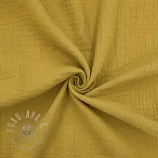 Muślin double gauze gold ORGANIC