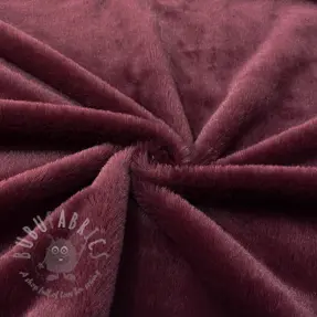 Sztuczne futro SMOOTH bordeaux