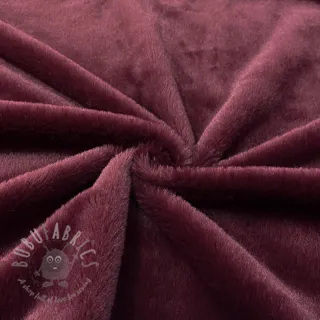 Sztuczne futro SMOOTH bordeaux