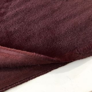 Sztuczne futro SMOOTH bordeaux