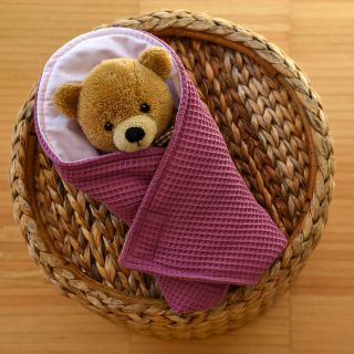 Bawełna wafl mauve