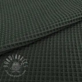 Wafel bawełniany army green