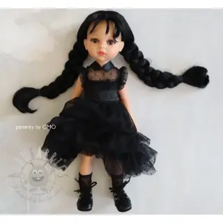Tiul na TUTU DOT black