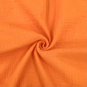 Muślin dwuwarstwowy NEON ORANGE ORGANIC