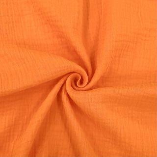 Muślin dwuwarstwowy NEON ORANGE ORGANIC
