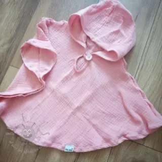 Muślin double gauze pink