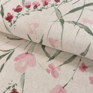 Tkanina dekoracyjna Linenlook Floral Iris fresia