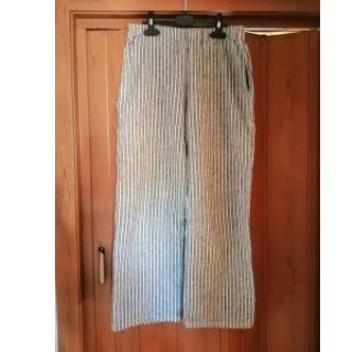 Ľan s bavlnou Lira big stripe black