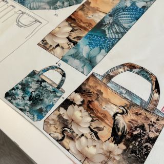 Tkanina dekoracyjna BAG Heron panel