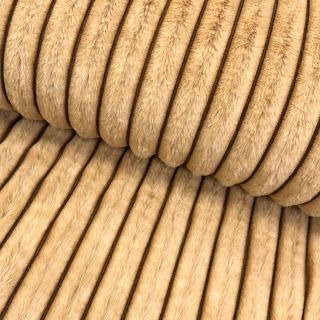 Sztuczne futro Shadow stripes bronze