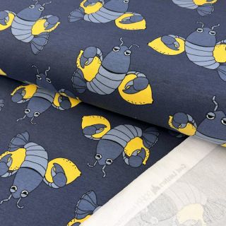 Dzianina dresowa Cool lobsters blue