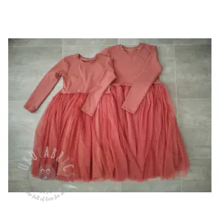 Tiul TUTU ROYAL SPARKLE rdzawy złoty