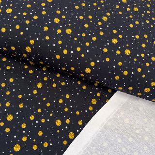 Dzianina dresowa DOT gold digital print