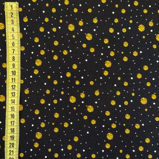 Dzianina dresowa DOT gold digital print