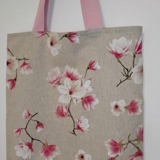 Tkanina dekoracyjna Linenlook Floral magnolia bloom