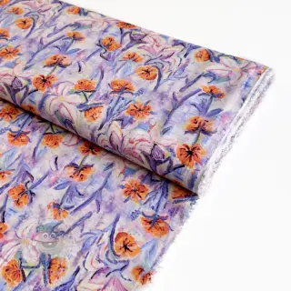 Wiskoza RADIANCE Dried flower digital print