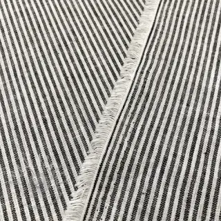 Len z bawełną Lira medium stripe black